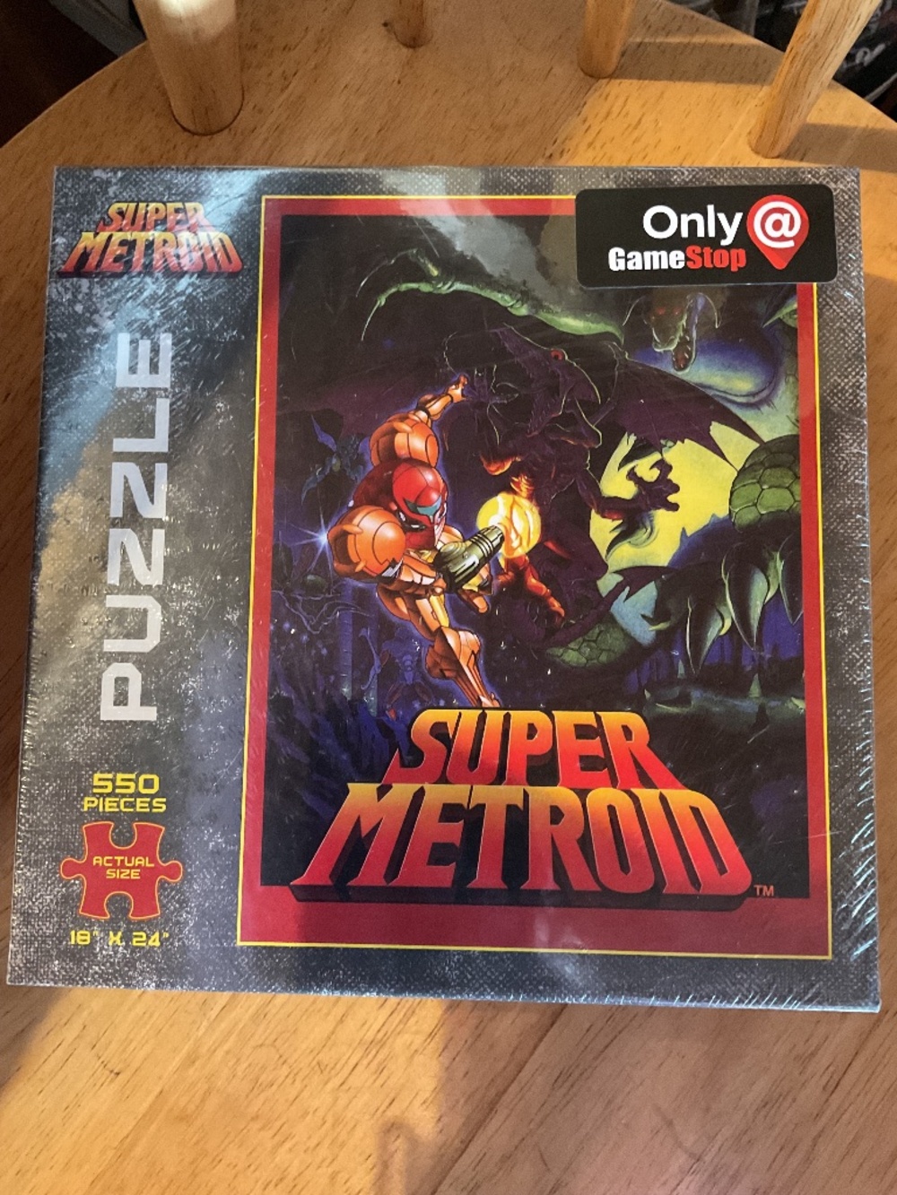 Super Metroid SNES Jigsaw Puzzle Gamestop Exc NEW 550 Pieces 18" x 24" USAopoly